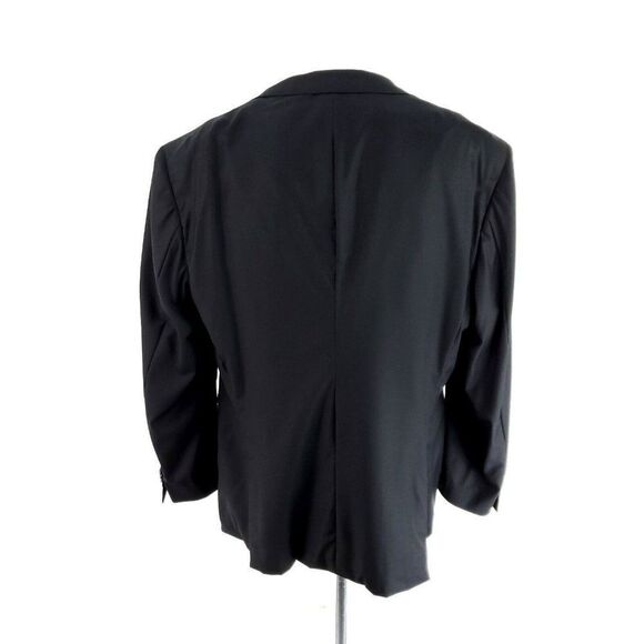 Paul Betenly Lanificio Filarte Thomas Wool 2 Button Blazer 44R Black - Picture 5 of 11